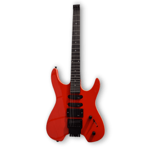 Custom Made Red Headless Style 6 Strings Electric Guitar
