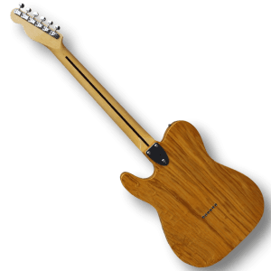 Custom Made Semi-hollow Thinline Style with Natural Wood Finish 6 Strings Electric Guitar - Image 2