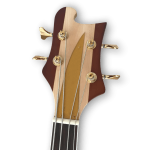 Custom Made 4004 Style Lemmy Kilmister Engraved Checkerboard Binding Neck-Through-Body 4 Strings Electric Bass - Image 3