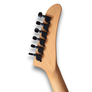 Custom Made Skull and Bones George Lynch Style Electric Guitar - Image 5