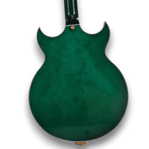 Custom Made Quilted Maple Top Green 6 Strings Electric Guitar - Image 5