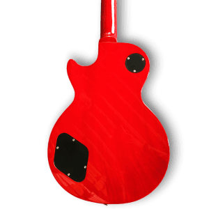 Custom Made LP Style Brown Flame Maple Top Electric Guitar - Image 5