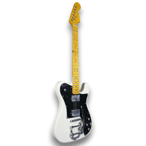 Custom Made Olympic White Deluxe Tele Style 6 Strings Electric Guitar - Image 2