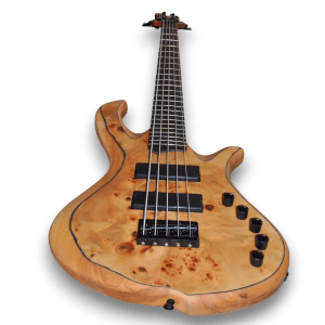 Custom Made Poplar Burl Maple Top Elite Style 6 Strings Electric Guitar - Image 2