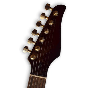 Custom Made Spalted Maple Top 6 Strings Natural Finish Electric Guitar - Image 5