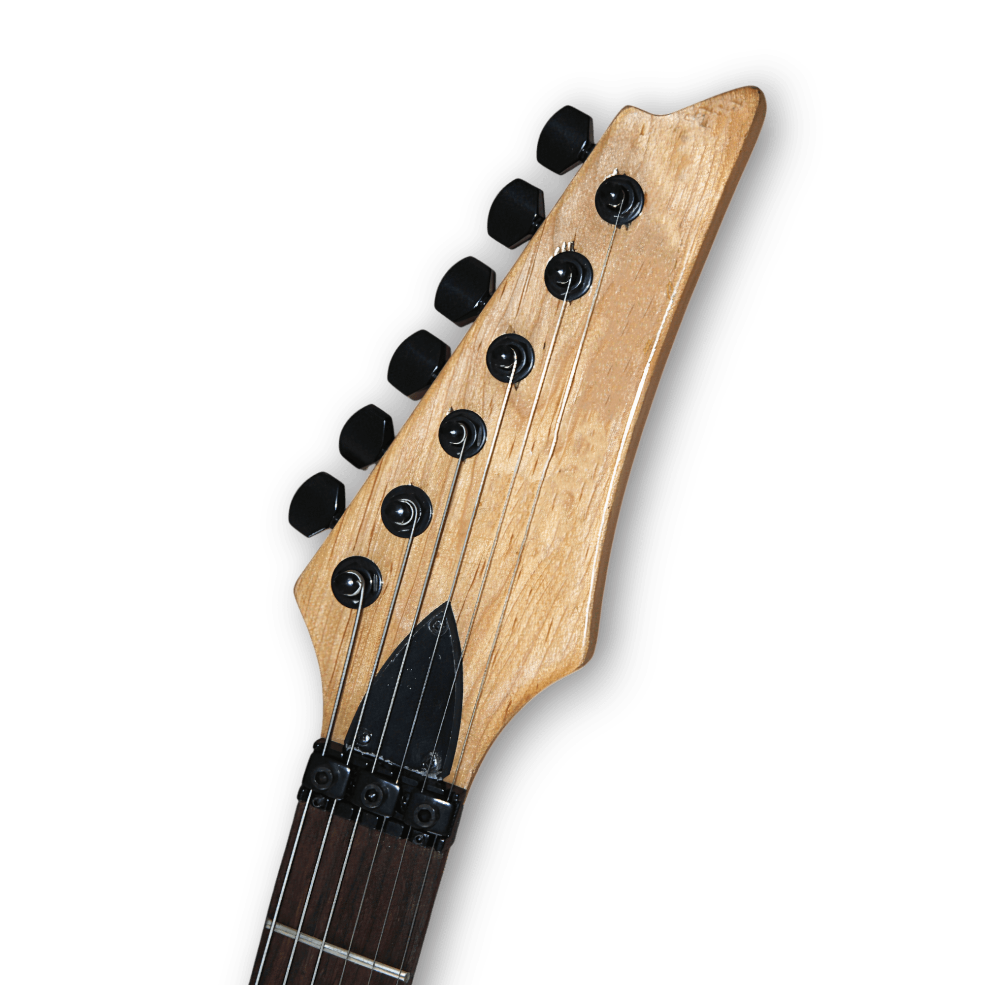 Custom Made Steve Vai Style Zebrawood Top Style 6 Strings Electric Guitar - Image 3