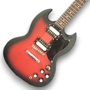 Custom Made Red Burst SG Style 6 Strings Electric Guitar