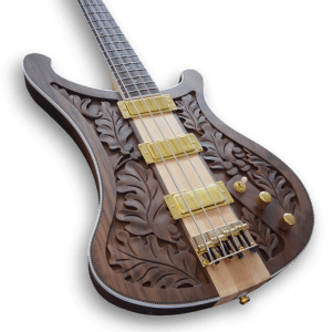 Custom Made Lemmy Kilmister Engraved 4004 Style 4 Strings Electric Bass - Image 3