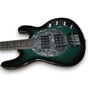 Custom Made Green Black Burst Style 4 Strings Electric Bass - Image 3