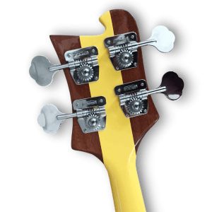 Custom Made Chris Squire Style Cream 4001 Style 4 Strings Electric Bass - Image 5