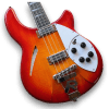 Custom Made Fireglo 4005V Style 4 String Electric Bass
