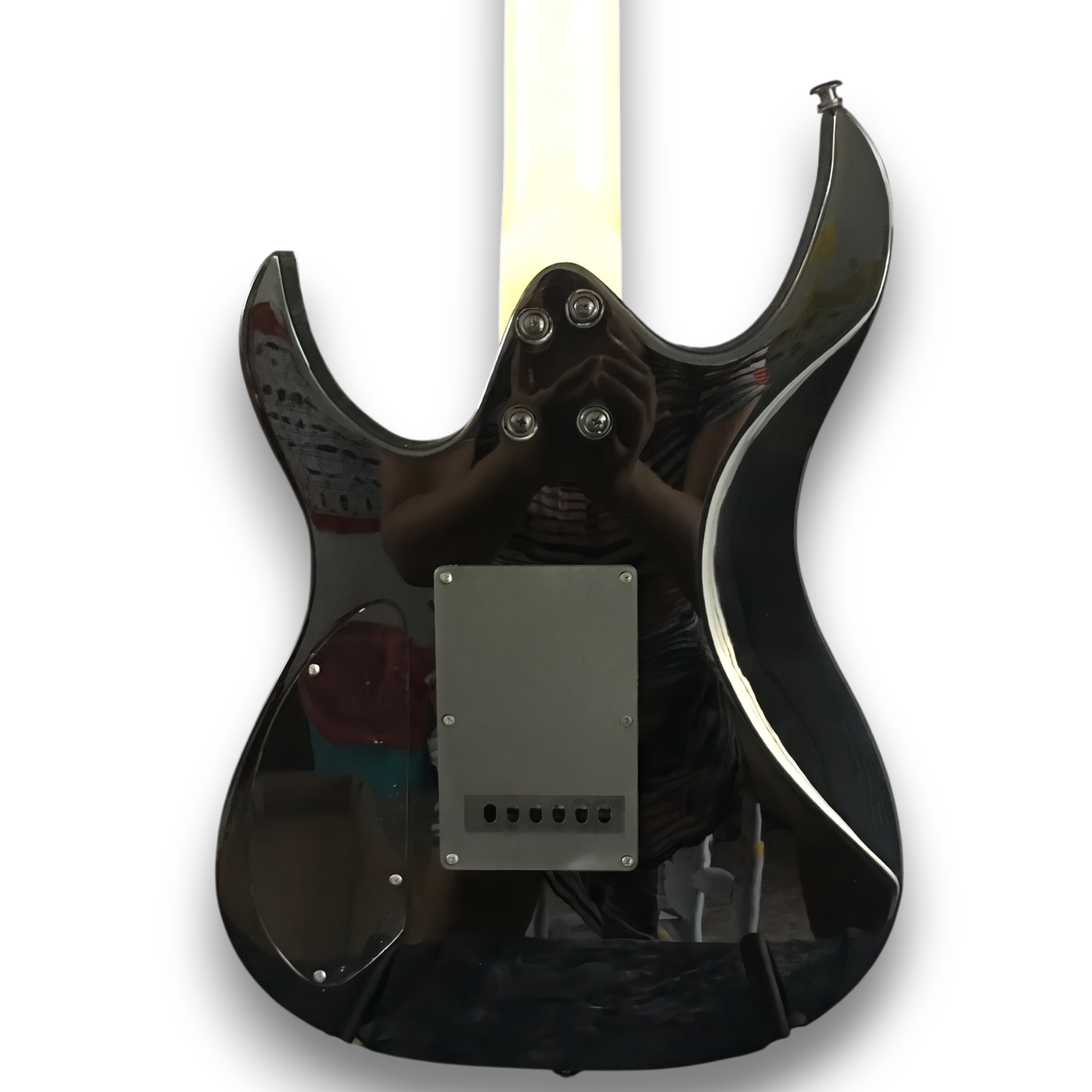 Custom Made Lizard Style Inlay Spalted Maple Top 6 Strings Electric Guitar - Image 4