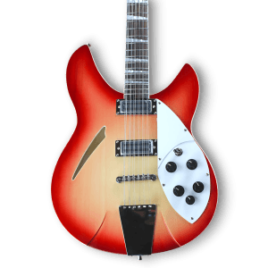 Custom Made Semi-Hollow 360 Fireglo Style 12 String Electric Guitar - Image 2