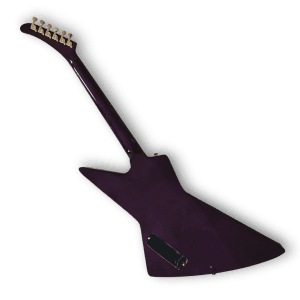 Custom Made Purple Flame Maple Top Explorer Style 6 Strings Electric Guitar - Image 4