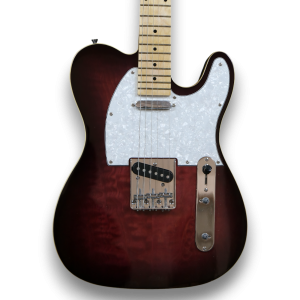 Custom Made Tele Style Violin Burst Quilted Maple Top Electric Guitar