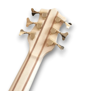 Custom Made Quilted Maple Top 6 String Electric Bass Guitar - Image 6