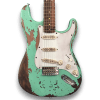 Custom Made Aged Mint Green Heavy Relic Strat Style Electric Guitar