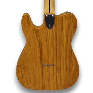 Custom Made Semi-hollow Thinline Style with Natural Wood Finish 6 Strings Electric Guitar - Image 3