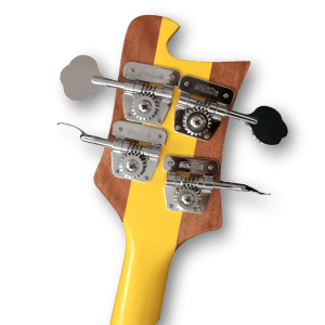Custom Made Chris Squire Style Cream Left Handed 4001 Style 4 Strings Electric Bass - Image 5