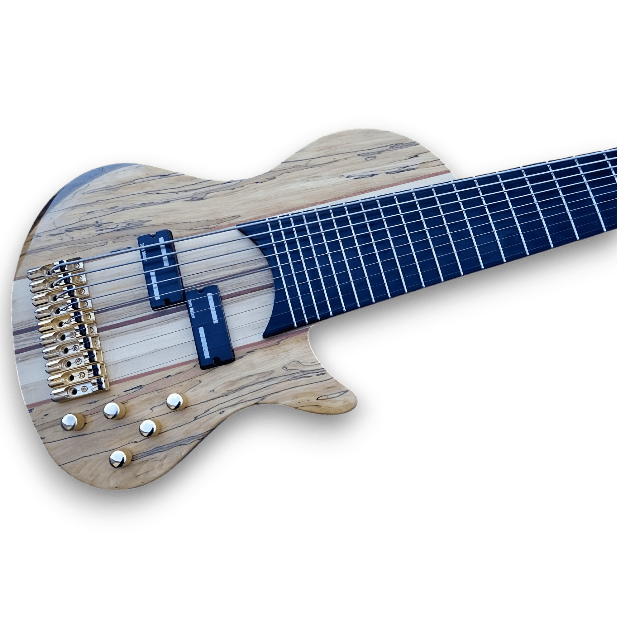 Custom Made Bass 10 Strings Emperor Style with Spalted Maple Top Electric Bass - Image 2