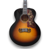 Custom Made Vintage Sunset Burst J200 Style Acoustic Guitar
