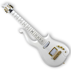 Custom Made White Prince Style Cloud Electric Guitar