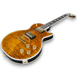 Custom Made Rootbear Flame Maple Top LP Style 6 Strings Electric Guitar
