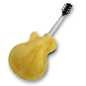 Custom Made Maple Natural Wood Style 6 Strings Electric Guitar - Image 3
