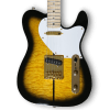 Custom Made Two-Color Merle Haggard Tele Style Sunburst Quilted Maple Top Electric Guitar