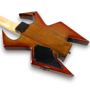 Custom Made Widow Style Natural Finish 5 Strings Electric Bass - Image 4