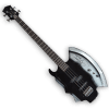 Custom Made Bass Gene Simmons AXE Style 4 Strings Electric Bass