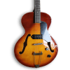 Custom Made Sunburst ES 125 Style P90 6 Strings Electric Guitar