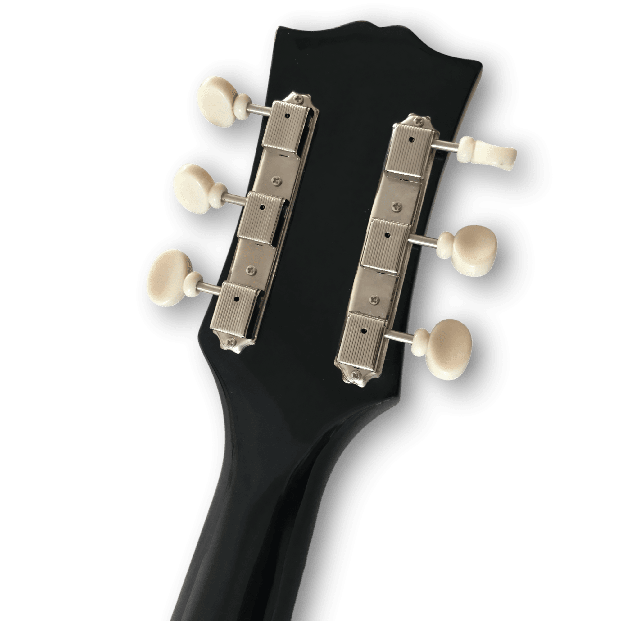 Custom Made Black Beauty P90 Pickups LP Junior Style 6 Strings Electric Guitar - Image 6