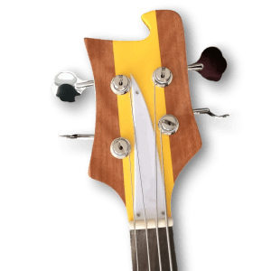 Custom Made Left Handed Chris Squire Style Cream 4001 Style 4 Strings Electric Bass - Image 4