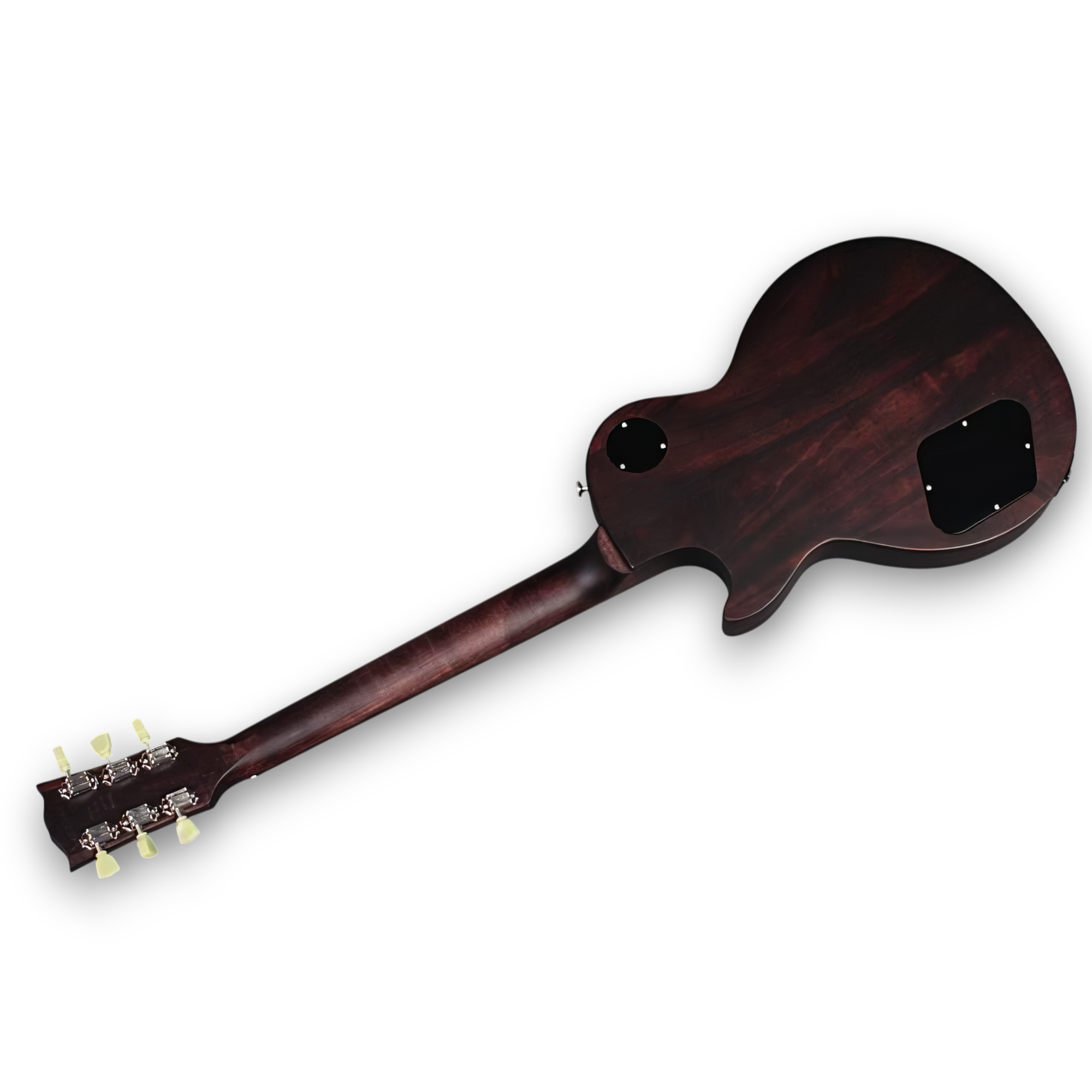 Custom Made 120th Chocolate Satin LP Style 6 Strings Electric Guitar - Image 5