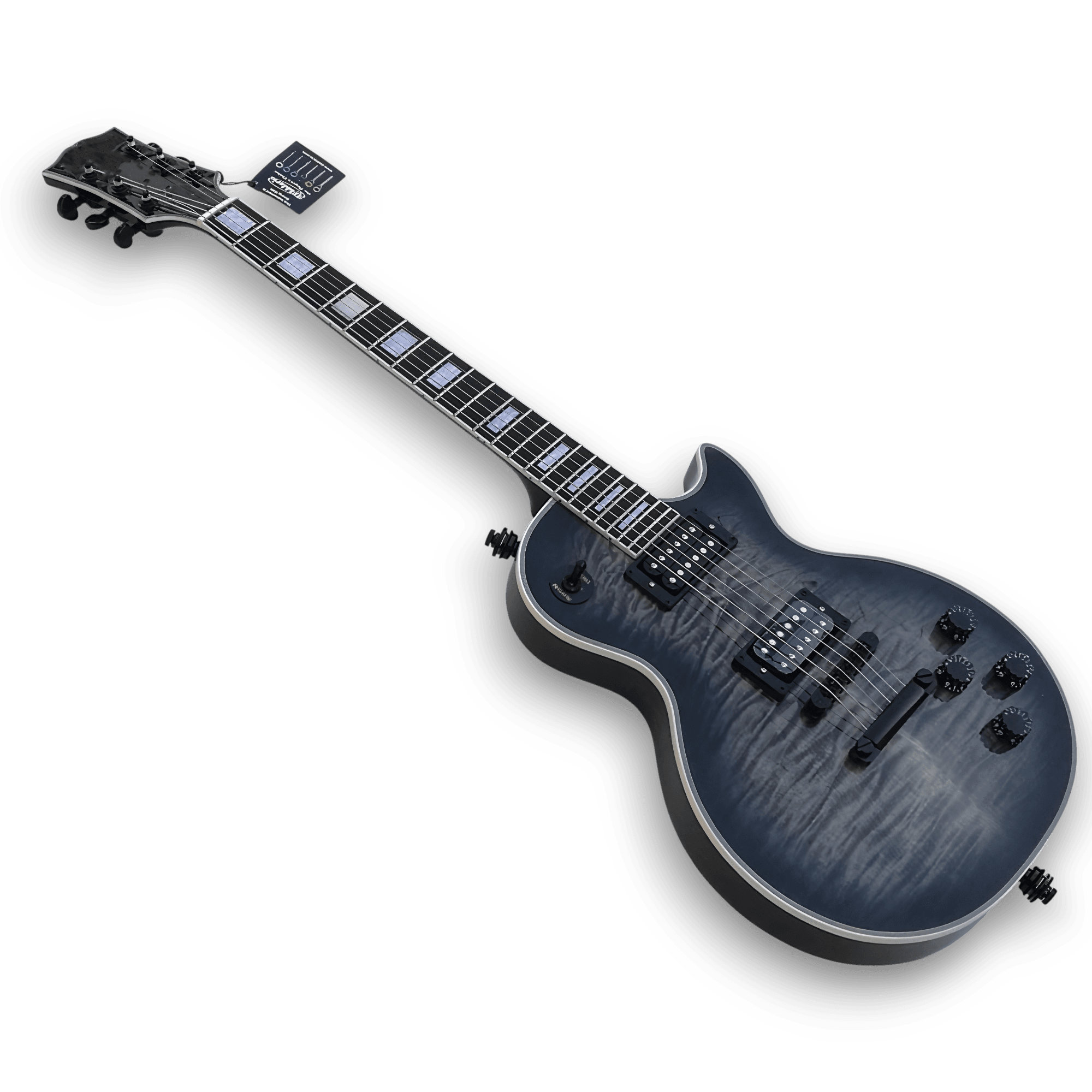 Custom Made Vivian Campbell LP Style Antrim Basalt Burst Electric Guitar - Image 2