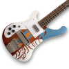 Custom Made Left Handed McCartney Sgt. Pepper 4003 Style 4 Strings Electric Bass