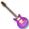 Custom Made SE Purple Color Flame Maple Top Custom Style Electric Guitar