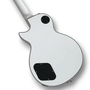 Custom Made Polaris White LP Style with Tremolo 6 Strings Electric Guitar - Image 5
