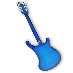Custom Made Trans Blue Color 4003 Style Left Handed 6 Strings Electric Guitar - Image 5