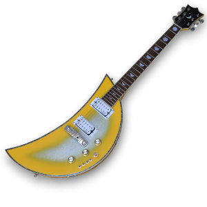 Custom Made Moonsault Style MS1000 Yellow Burst Electric Guitar