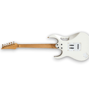 Custom Made Steve Vai Style Tree of Life Inlay White Electric Guitar - Image 5