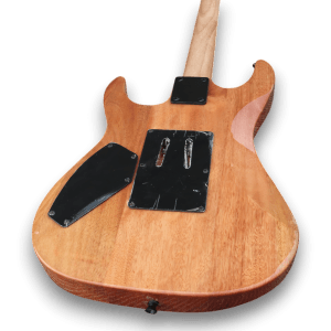 Custom Made Explorer Mahogany Natural Glossy Finish Style Electric Guitar - Image 6