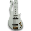 Custom Made White Cloud Style 5 Strings Electric Bass