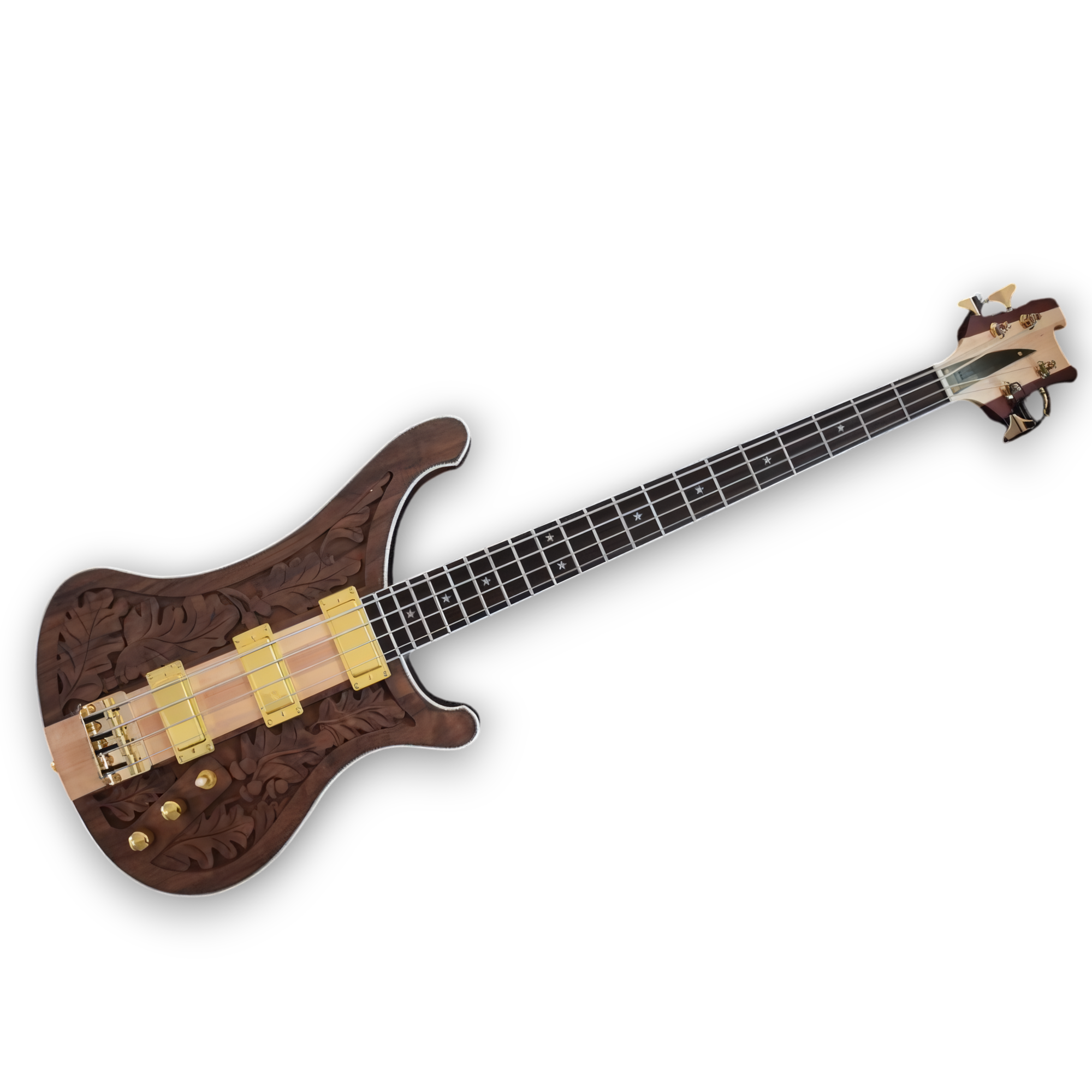 Custom Made 4004LK Neck-Through-Body Lemmy Kilmister Style 4 Strings Electric Bass - Image 2