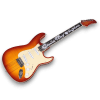 Custom Made Flame Maple Top SRV Style Stevie Ray Orange Sunburst Electric Guitar