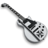 Custom Made Iron Cross Style James Hetfield Snow White Guitar Electric Guitar