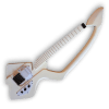 Custom Made Prince Model C Style White 6 Strings Electric Guitar