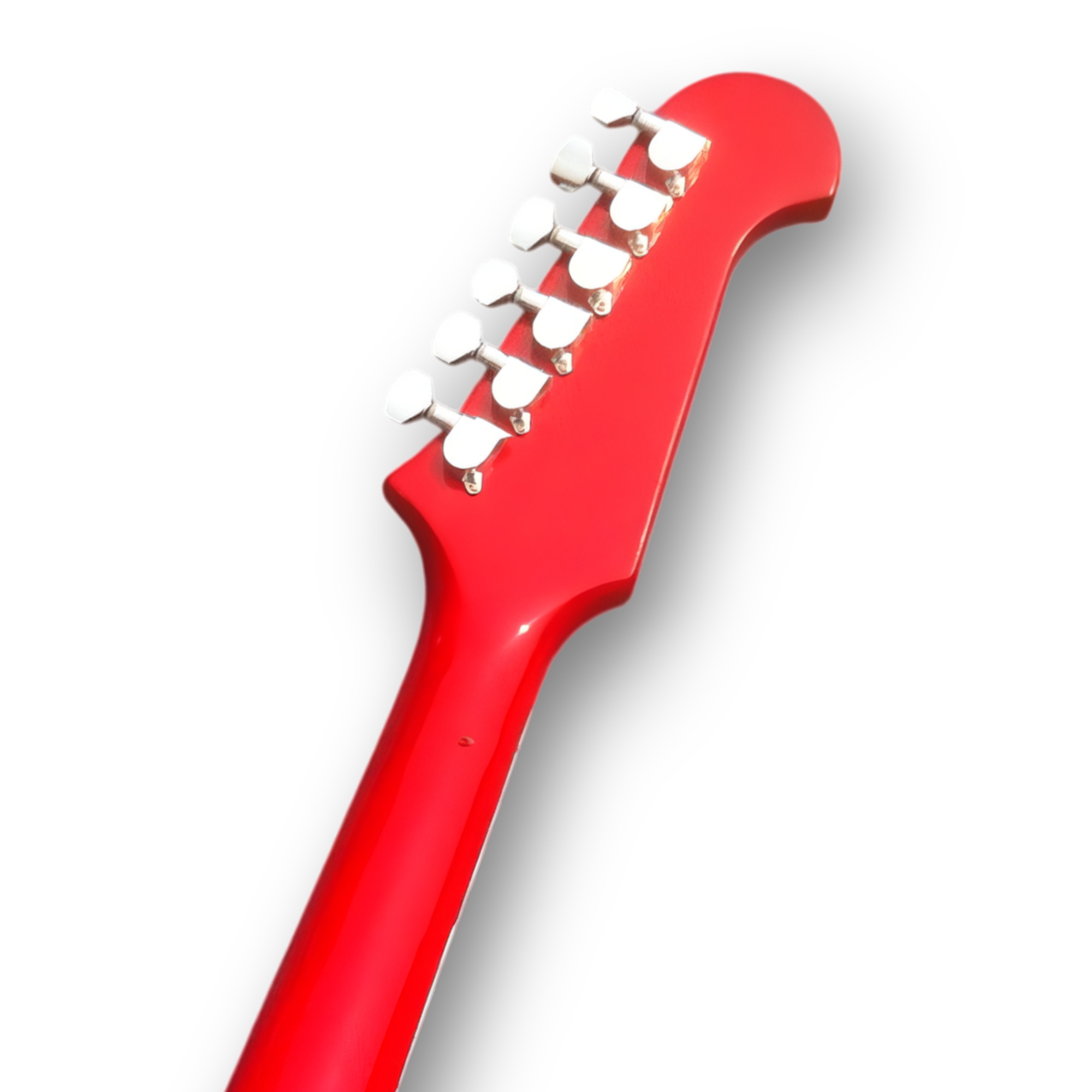 Custom Made Red Firebird Style 6 Strings Electric Guitar - Image 4