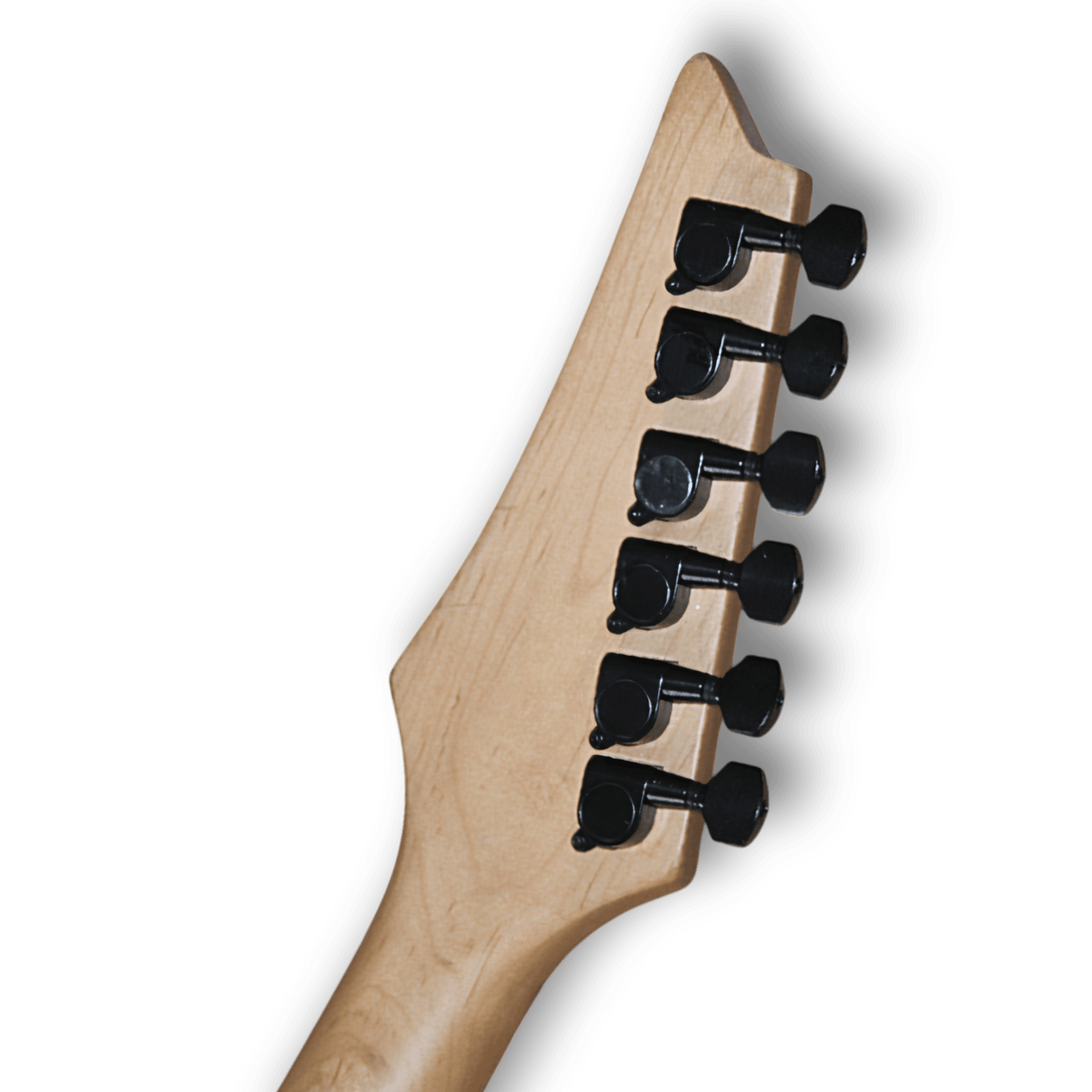 Custom Made Steve Vai Style Zebrawood Top Style 6 Strings Electric Guitar - Image 6